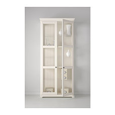 Шкаф-витрина ЛИАТОРП белый 96x214 см ИКЕА, IKEA, фото 3