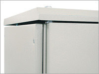 ZPAS WZ-1951-07-07-011 Боковые выступающие металлические стенки для шкафов SZE2 2000x500, цвет серый (RAL