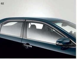 Дефлекторы окон (Ветровики) для оригинал Toyota Camry 50/55 2011-2016 OEM с креплением и логотипом