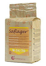 Дрожжи пивные сухие Saflager W - 34/70 (500 гр.) - низового брожения
