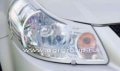 Защита фар EGR Suzuki SX4 2006-2013 с серебристой окантовкой OEM с логотипом