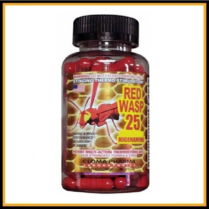 Спортивный жиросжигатель Cloma Pharma Red Wasp-25 75 капсул