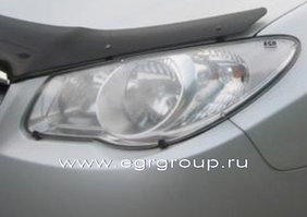 Защита фар EGR Hyundai Elantra 2007-2010 прозрачная