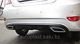 Накладка на задний бампер Hyundai Accent 2010-2013, фото 5