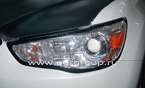 Защита фар EGR Mitsubishi ASX/ Outlander Sport 2010+ с чёрной окантовкой