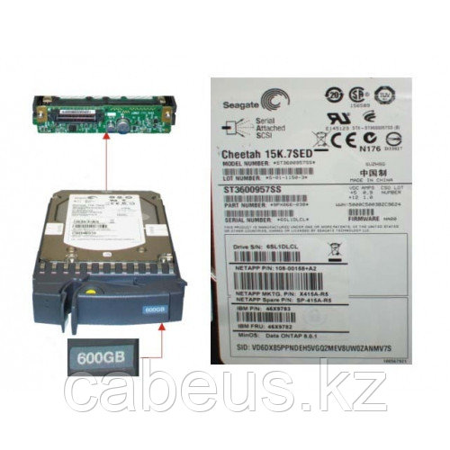 Disk Drive,600GB 15K,NSE,FAS2040 X415A-R5 - фото 1 - id-p36242578