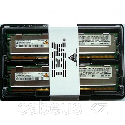 RAM DDRIII-1333 IBM 2Gb REG ECC Dual Rank VLP PC3-10600 49Y1438 - фото 1 - id-p36243261