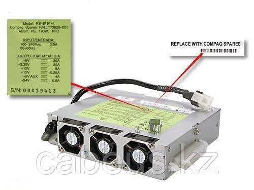 DL360 G2 Power Supply 200W 261437-001 - фото 1 - id-p36247929