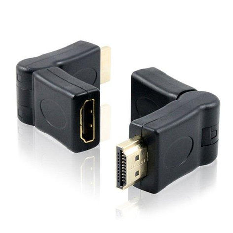 Переходник HDMI (мама) на HDMI (папа) Поворотный, фото 2