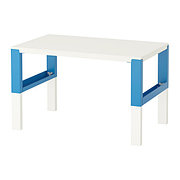 Письменн стол ПОЛЬ белый/синий 96x58 см IKEA, ИКЕА Казахстан
