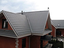 Металлочерепица Монтеррей (RaLL 7024 глянец - серый), фото 2