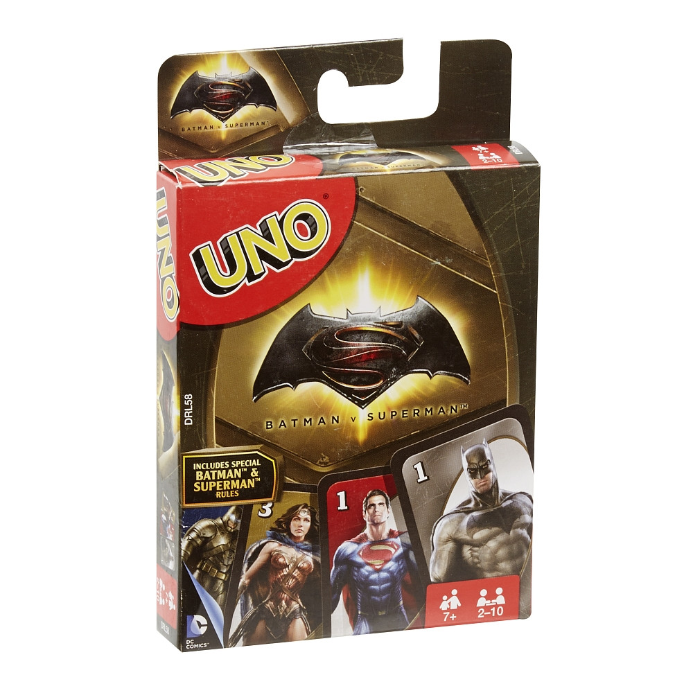Карточная игра "Uno: Batman v Superman"