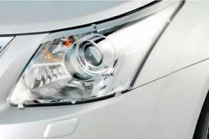 Защита фар EGR Toyota Avensis 2009+ OEM с логотипом седан - фото 1 - id-p36190682