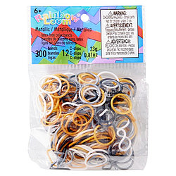 LOOM 5530 Резиночки для плетения браслетов "Металлик", микс