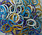 LOOM 1254 Резиночки для плетения браслетов, "Металлик" микс, фото 2