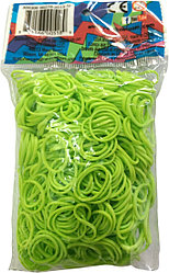 LOOM 5189 Резиночки для плетения браслетов, неоновый зеленый