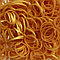 LOOM 5240 Резиночки для плетения браслетов "Металлик", золото, фото 2