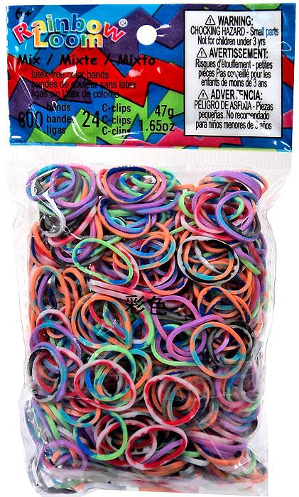 LOOM 5981 Комплект резиночек для пелетения Tie-Dye, микс
