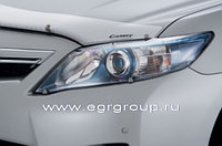 Защита фар Toyota Camry 45 прозрачная 2009-2011 OEM с логотипом
