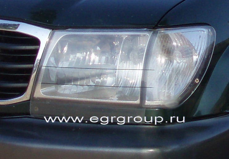 Защита фар EGR Toyota Land Cruiser 100 1998-2004 прозрачный