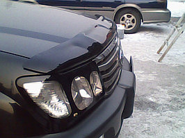 Защита фар EGR Toyota Land Cruiser 100 2005-2007 с чёрным рисунком