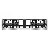 Рамка под номерной знак с хромом
