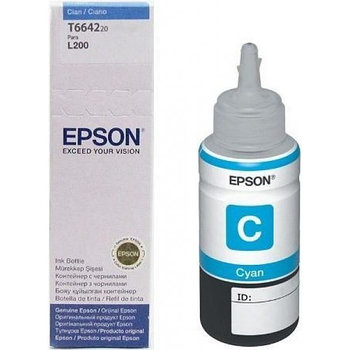 Чернила Epson T6642 Cyan для Epson L100/L110/L200/L210/L300/L355/L550, 70ml (C13T66424A)