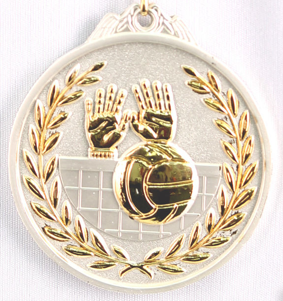 Медаль рельефная "ВОЛЕЙБОЛ" (серебро) - фото 1 - id-p36313342