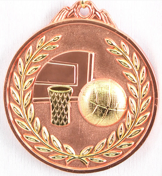 Медаль рельефная "БАСКЕТБОЛ" (бронза) - фото 1 - id-p36316214