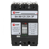 Автоматический выключатель ВА-99 125/25А 3P 25кА EKF PROxima