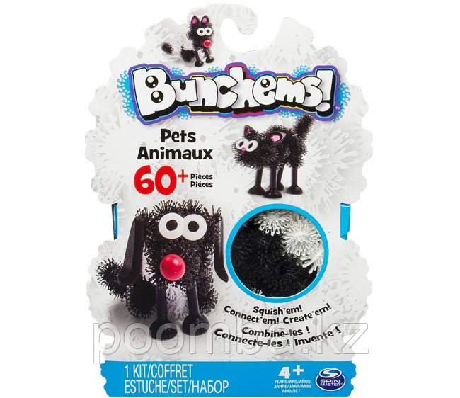 Конструктор репейник Bunchems Домашние животные