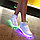LED Кроссовки со светящейся подошвой, белые высокие, размеры 36-41, фото 3