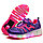 Кроссовки на роликах с подсветкой, фиолетовые, fashion, фото 3