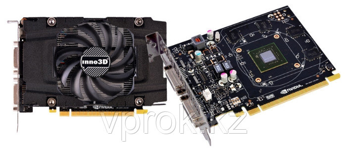 Видеокарта "(414) Inno3D GeForce GTX 750Ti 2048 MB(128Bit) DDR5 1020/5100MHz DVI VGA HDMI" - фото 1 - id-p36374128
