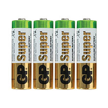 Батарейка GP, Super Alkaline, LR06, AA, 4 шт/упак. 