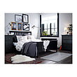Кровать каркас ХЕМНЭС черно-коричневый 160х200 Лурой ИКЕА, IKEA, фото 3