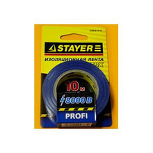 Изолента STAYER "PROFI" синяя ПВХ, на карточке, 15мм х 10м х 0,18мм