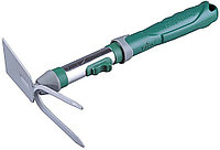 Мотыжка садовая RACO, лезвие лепесток / 2 зубца, коннекторная система, 33см