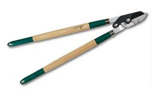 Сучкорез RACO с дубовыми ручками, 2-рычажный, с упорной пластиной, рез до 40мм, 700мм