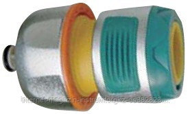 RACO PROFI-PLUS 3/4", с автостопом, соединитель усиленный быстросъемный для шланга, из металла с TPR