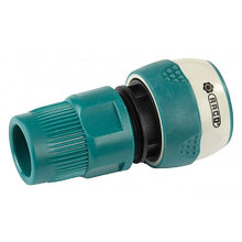RACO COMFORT-PLUS 1/2", соединитель быстросъёмный с защитой от перегиба шланга ,из ABS-пластика с TPR
