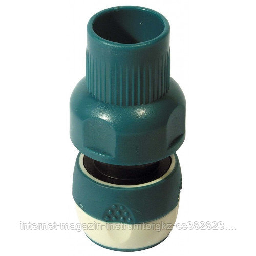 RACO COMFORT-PLUS 3/4", соединитель быстросъёмный с защитой от перегиба шланга ,из ABS-пластика с TPR