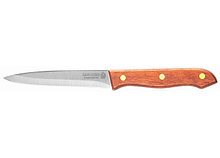 Нож LEGIONER "GERMANICA" овощной, тип "Line" с деревянной ручкой, нерж лезвие 80мм