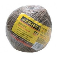 Шпагат STAYER хозяйственно-бытовой, льнопеньковый, d=1,4 мм, 110 м, 13,5 кгс, 1,25 ктекс