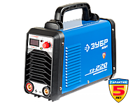 Инвертор ЗУБР "ЭКСПЕРТ" сварочный,T3, 220А, MMA/TIG LIFT, IGBT, VRD,, ПВ-60%, 1*220В (мин 180В), дисплей