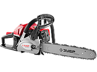 Пила цепная бензиновая, ЗУБР Профессионал ПБЦ-450 40П, хромир. цилиндр, праймер, 45 см3 (1.8 кВт), шина 400