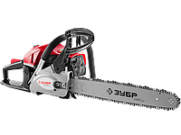 Пила цепная бензиновая, ЗУБР Профессионал ПБЦ-490 45ДП, хромир. цилиндр, праймер, декомпрессионный клапан, 49