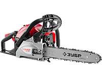 Пила цепная бензиновая, ЗУБР Профессионал ПБЦ-380 35П, хромир. цилиндр, праймер, 37,2 см3 (1,4 кВт), шина 35