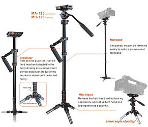 E-Image MA120 монопод видео стедикам, фото 3