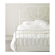 Кровать ЛЕЙРВИК белый 140х200 ИКЕА, IKEA, фото 3